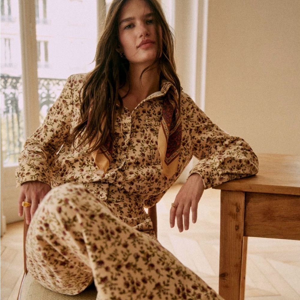Sezane Alba Shirt Miranda Ecru